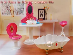 Juego de Muebles de Casa de Muñecas Deluxe