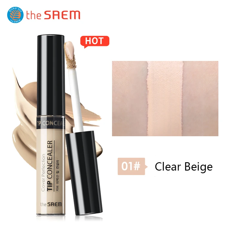THE SAEM Cover Perfection Tip Concealer 6.5g 8 Colors Liquid Base Contour Moisturizer Makeup Face Foundation Korea Cosmetics