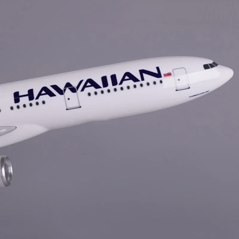 40 см 1: 172 масштаб Airbus Гавайские авиалинии A330 авиационная модель самолета w база Смола самолет коллекционные игрушки подарки