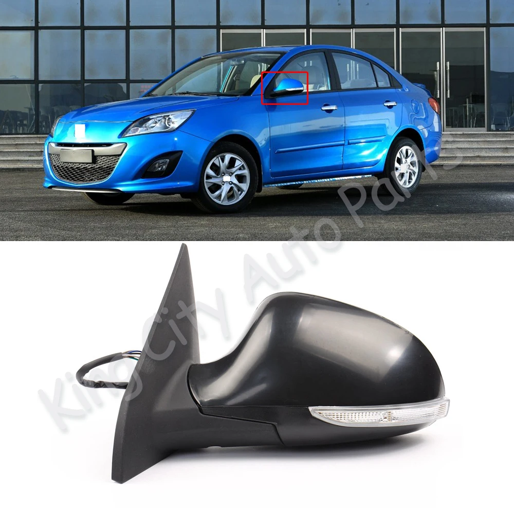 CAPQX для Changan Alsvin V5 2012, внешнее зеркало заднего вида, боковое зеркало заднего вида, зеркало заднего вида, отражатель в сборе