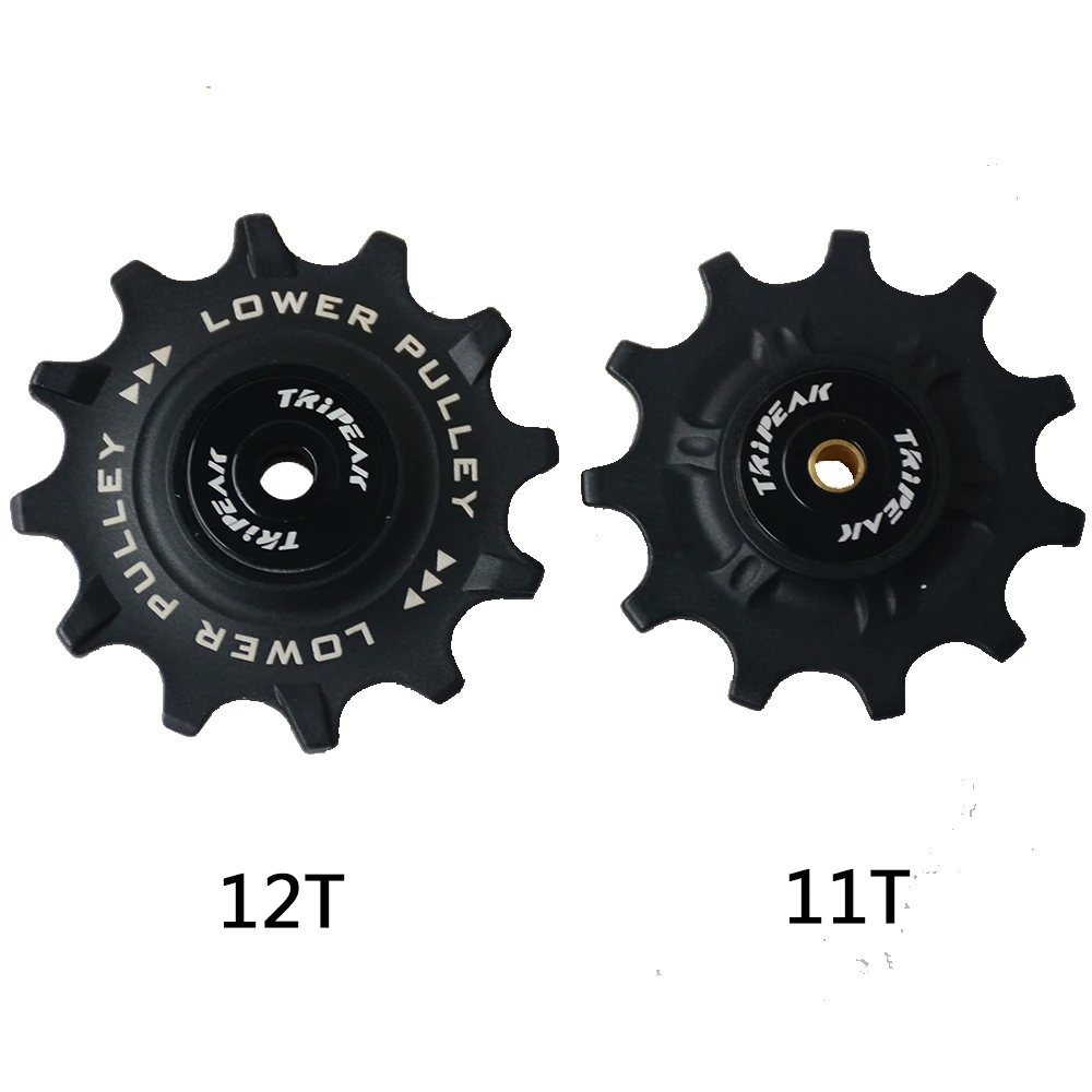 

11-12T Bicycle Rear Derailleur Jockey Wheel Ceramic Bearing Pulley Road Bike Guide Roller Idler For 4700/5800/6700/6800/7900