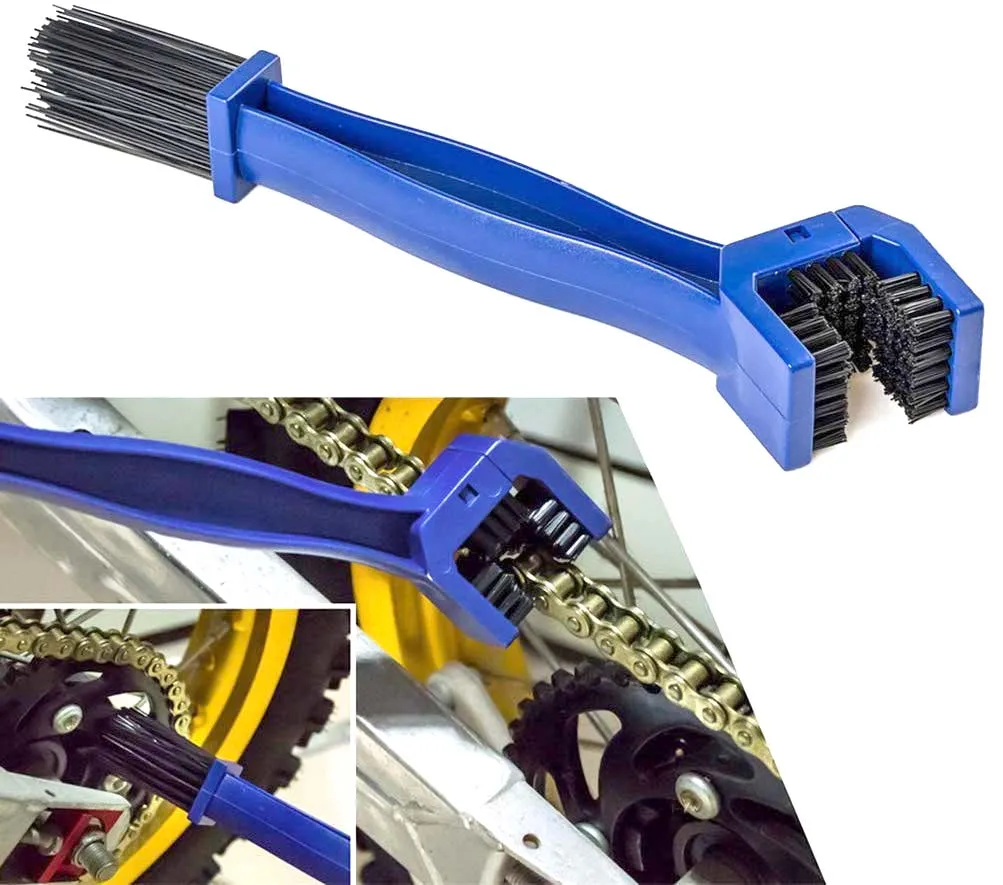 Motorcycle Bike Chain Cleaner Moto Brush Cycling Clean For Yamaha SEROW 225 250 YZ450FX yz 80 85 125 250f 450f | Автомобили и