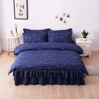 

4 Pcs cotton bedroom bedding sets for home comfortable king size bedding 2 person duvet cover bedspread bed linens euro bedsheet