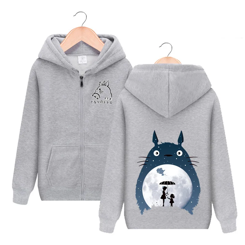 Totoro весенне-осенняя бархатная куртка Мужские и женские топы Одежда для пар на