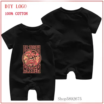 

2020 Newborn Baby Short Sleeved Cotton Summer Thin Clothes Infant Muppets Show Dr Teeth The electric mayhem Costumes Clothing