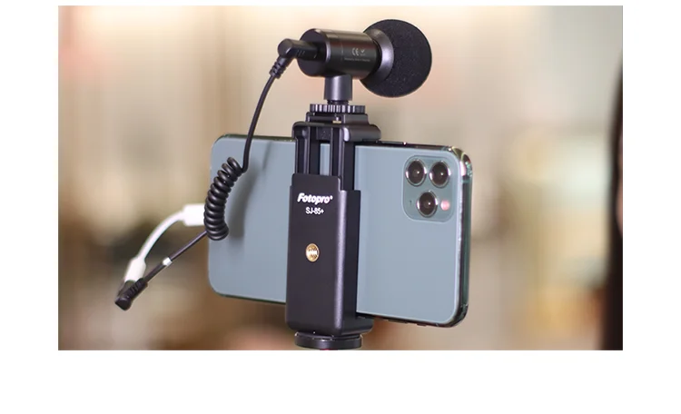 SAIREN NANO Mini Record Microphone Super Cardioid TRS TTRS Mic for Gopro 8 7 6 Sony A6400 SLR Camera Smartphone Video Vlog
