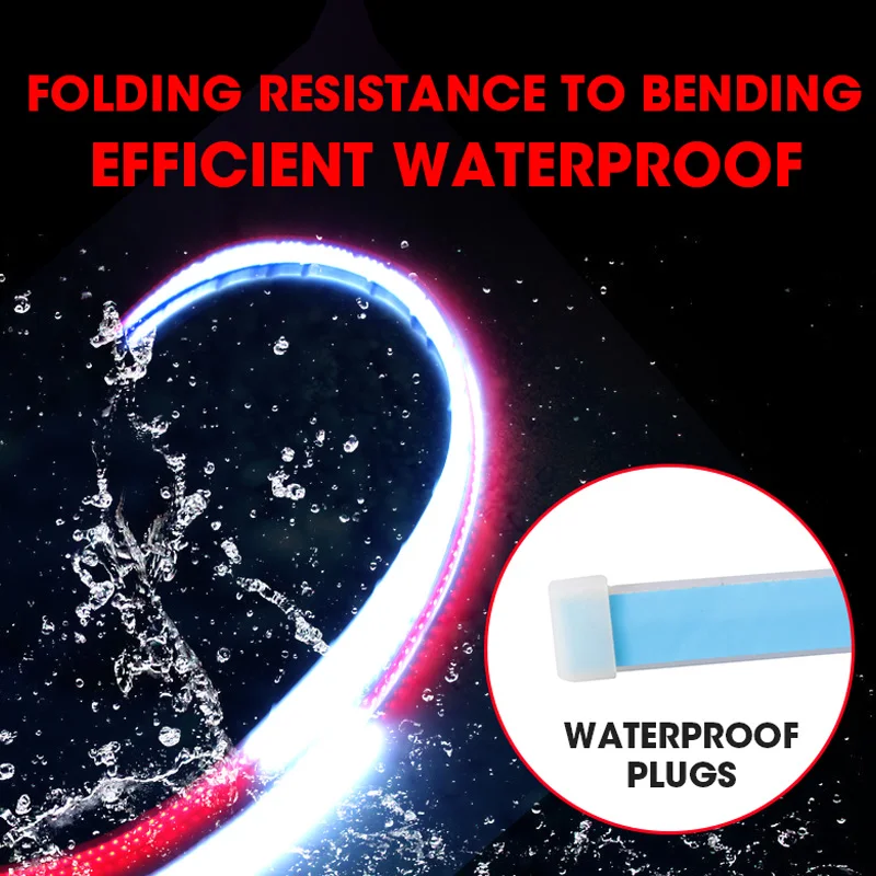 �ڵ��� LED ���� ��� ��Ʈ�� ��Ʈ�κ� �÷��� ����, 120cm, 2in 1, ���� ȭ��Ʈ �浹 ���� ��� ����