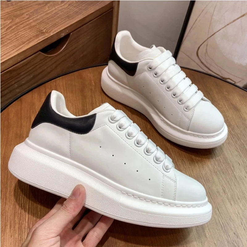 High Quality Mcqueen Shoes For Women And Men Shoe Brand Design Alexander  White Chunky Sneakers Female Vulcanize Shoes Size 34-45 - Aqua Shoes -  AliExpress