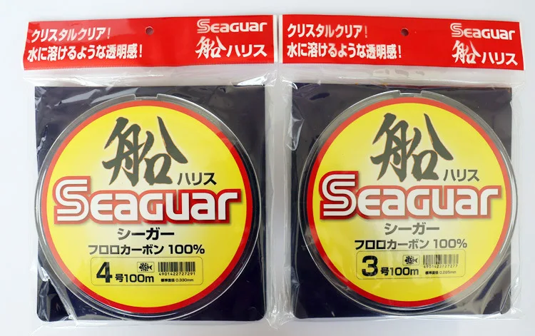 Siegel Seaguar, японский материал, 100 м, лодка, прозрачное углеродное волокно, подлиния для ловли карпа