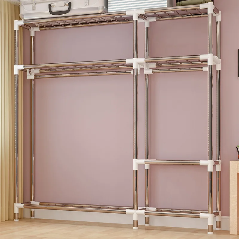 GIANTEX Cloth Wardrobe For clothes Fabric Folding Portable Closet Storage Cabinet Bedroom Home Furniture GIANTEX Cloth Wardrobe For clothes Fabric Folding Portable Closet Storage Cabinet Bedroom Home Furniture