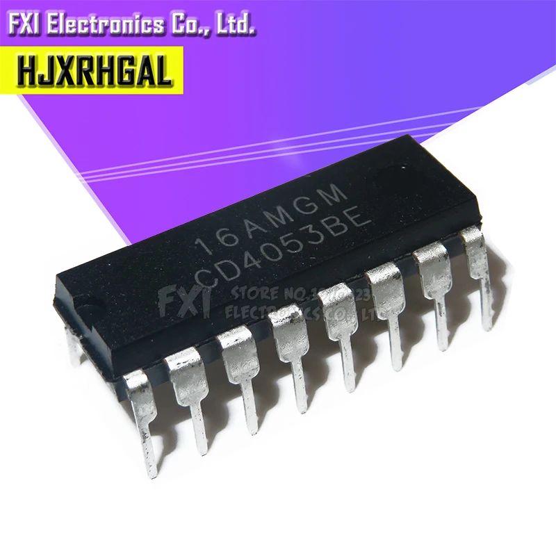10 шт. CD4053BE CD4053 DIP16 DIP новый оригинальный | Электронные компоненты и принадлежности