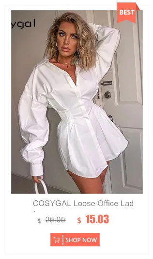 COSYGAL Hollow Out Low Cut Sexy White Dresses Bodycon Night Party Dress Club Long Sleeve Autumn Winter Dress Women Vestidos