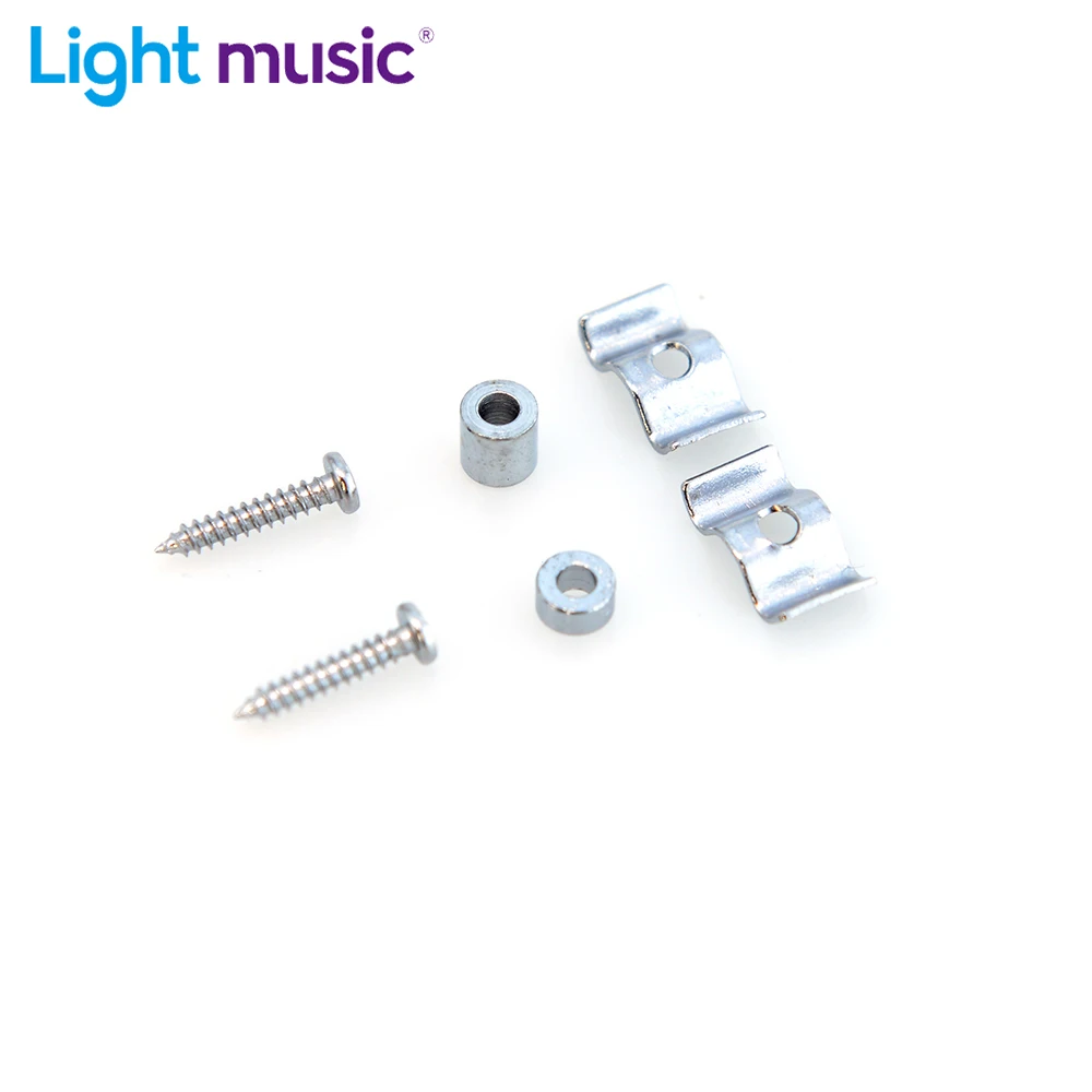 

100 Sets Chrome String Tree Guide Retainer for Replacement Guitar Parts