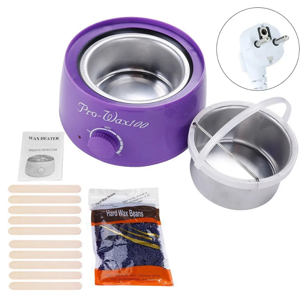 

Wax Heater Pot Warmer Paraffin Heater Wax Pot Mini SPA Stir Bar Hair Removal Wax Heater Machine Wax Beans tool Body Care
