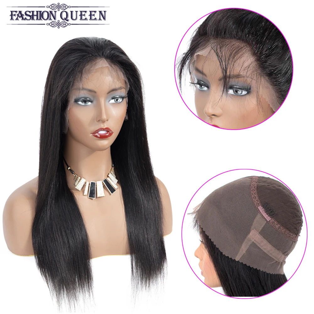 Price Brazilian Straight 360 Lace Frontal Wig 13×4 Lace Front Human Hair Wigs Non remy Wigs For Womennatural 2# 4# color