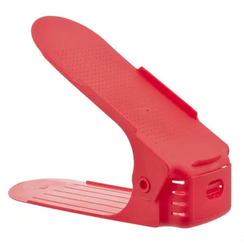 

10pcs Durable Adjustable Shoe Organizer Footwear Support Slot Space Saving Cabinet Closet Stand Shoes Storage Rack Shoebox