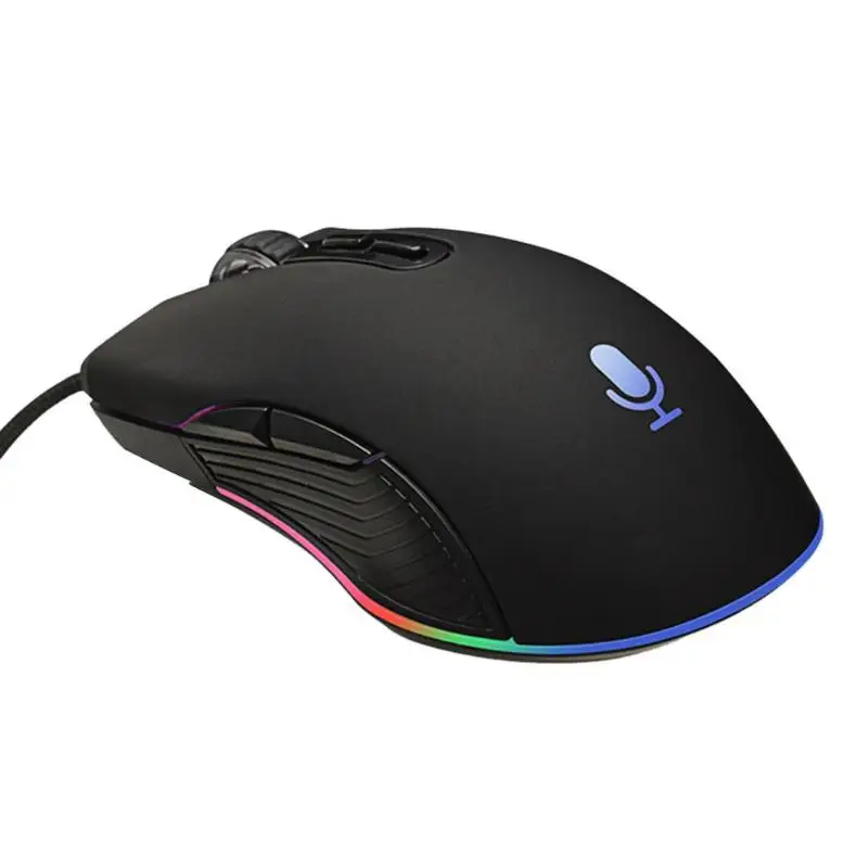 Smart AI-Voice Typing mouse Регулируемый перевод в реальном времени 2400 dpi Проводная мышь 7 кнопок Проводная офисная мышь для ПК ноутбука