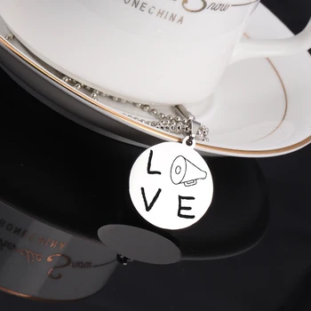 

FLYANGEL Pendant Necklace Engraved Love Basketball Soccer Football Cheer Volleyball Necklace Jewelry For Ball Lover Gifts