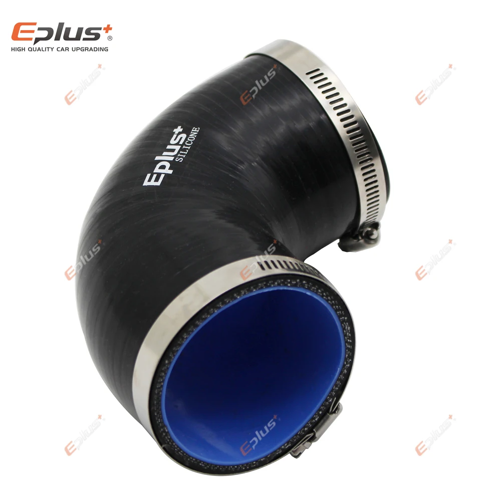 Silicone hose connector EPLUS universal 90 degrees car intercooler turbo intake pipe coupler multi size