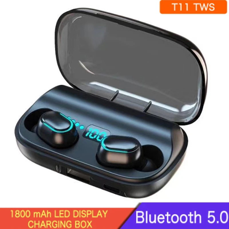 Tws Wireless Headphones Bluetooth Compatible 5 0 Earphones Sport Earbuds Headset With Mic Charging Box Headphone For Xiaomi Bluetooth Earphones Headphones Aliexpress
