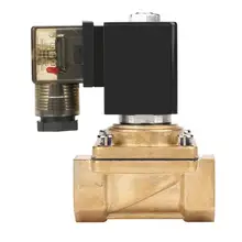 Шаровой клапан привода DC12V/DC24V/AC110V/220 V PU220-04 G1/2 интерфейс 2 способа прямого действия электромагнитный клапан электромагнитный