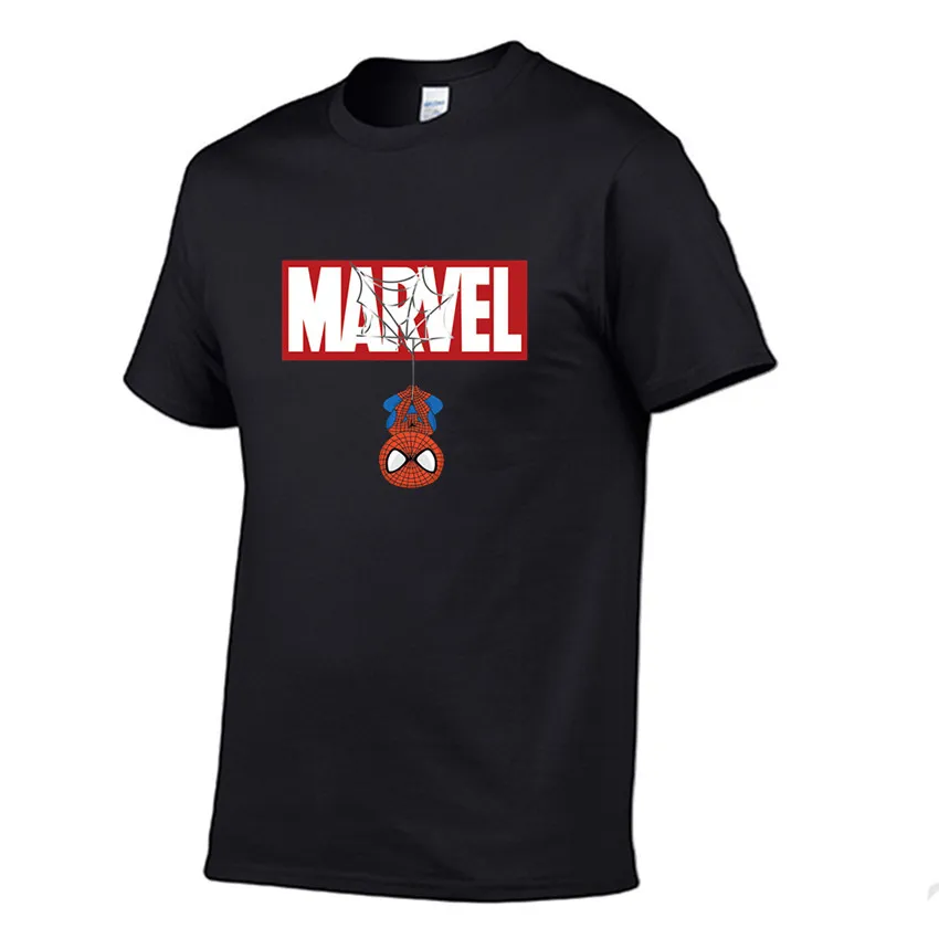 

Summer T-shirts men t shirts Fashion Harajuku Marvel Print Tshirt Male Hip Hop Harajuku Cotton Streetwear tshirt Homme Tops tees