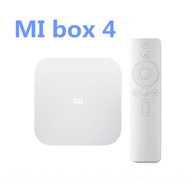 ТВ-приставка Xiaomi MI белая 4 черная 4C 4K caja Amlogic четырехъядерный процессор 64-битный 1