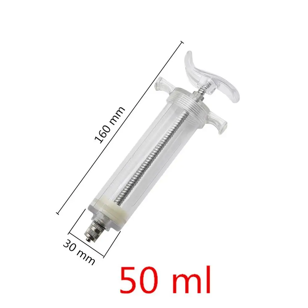 50ml Шприц для кормления птиц, ручное кормление, забивание изогнутой иглы, трубка для лекарств, шприц для кормления маленьких домашних животных - Цвет: 50ml