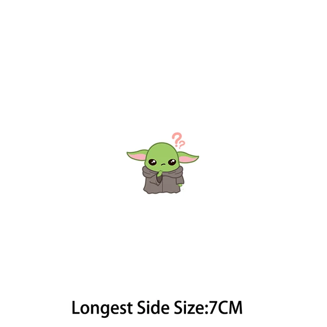 eiland Productie dynamisch Star Wars Yoda Baby Brand Patches For Clothes Heat Transfer Stickers For Kids  Boys Girls T-shirt Diy Clothing Decoration Patch - Patches - AliExpress