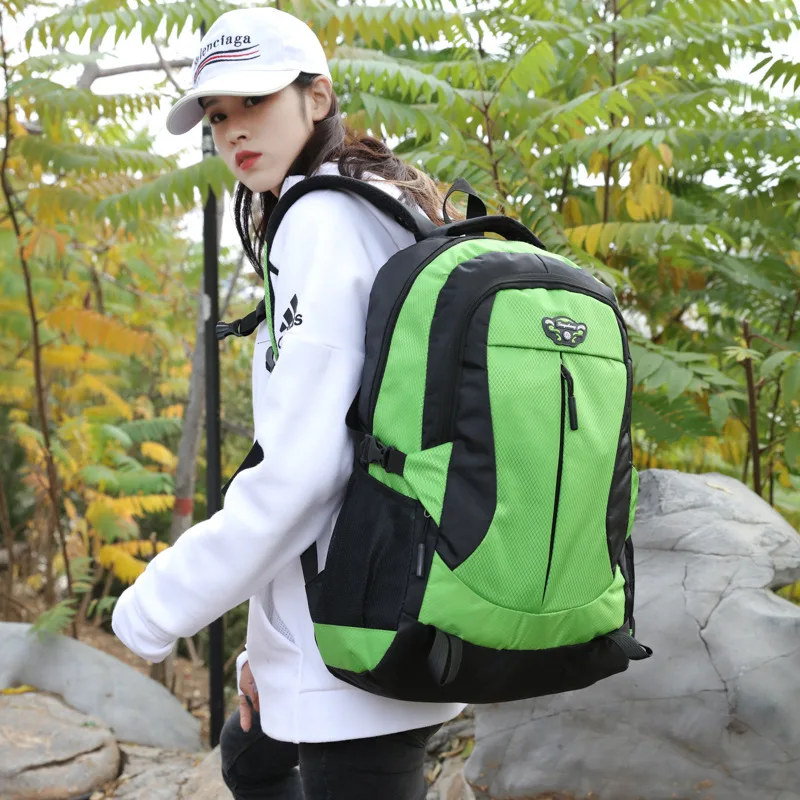 

New Style Backpack Men And Women Couples Oxford Cloth Backpack Schoolbag Large Capacity Bag