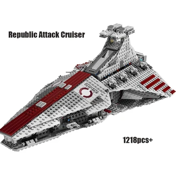 

2019 Star Series Wars The Venator-class Republic Attack Cruiser Starwarlys Model Building Blocks Compatible lepining Toys