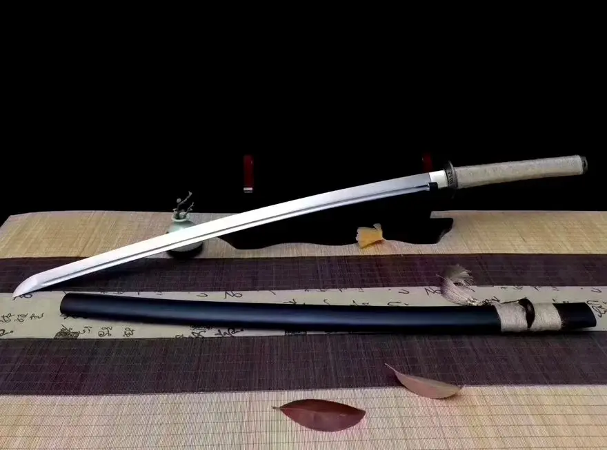 Полностью Tang меч Клинок из марганцевой стали Wushu Катана tenacity Blade saber