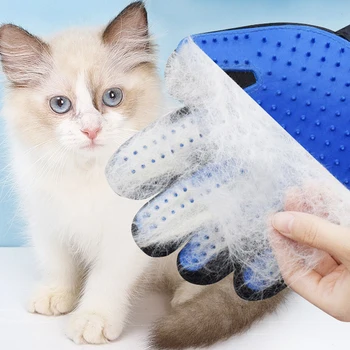 

Cleaning Massage Glove for Cats Wool Glove Pet Hair Deshedding Brush Comb Glove For Pet Dog Cat Grooming Glove For Animal