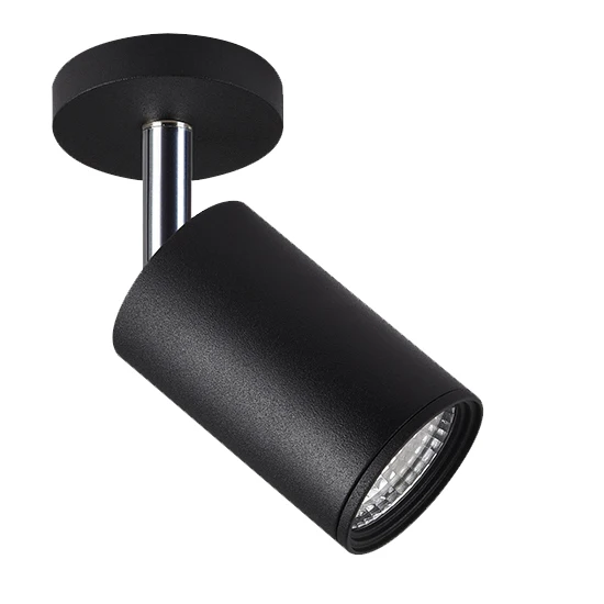 Dimmable 3 Вт/5 Вт/7 Вт Светодиодный светильник для потолка COB Крытая картина прожектор Вращающаяся лампа гостиная черный/белый корпус