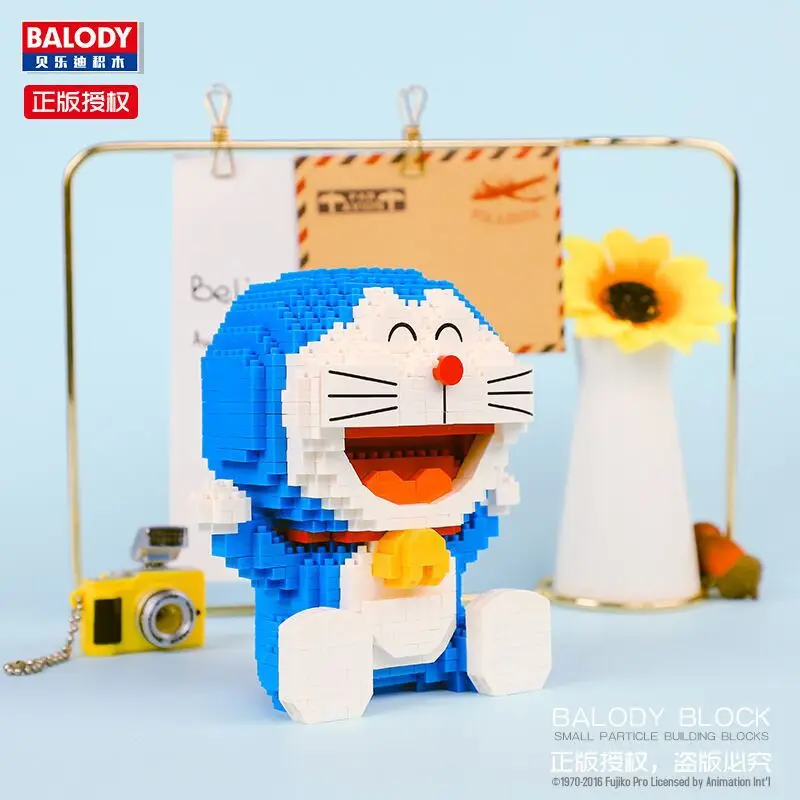 Блоки Balody мультфильм модель строительные игрушки японское аниме фигурка для