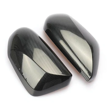 

for Toyota Prius 2016-2019 Car Carbon Fiber Style Rear View Side Door Mirror Cover Frame Trim Decorative Accessories