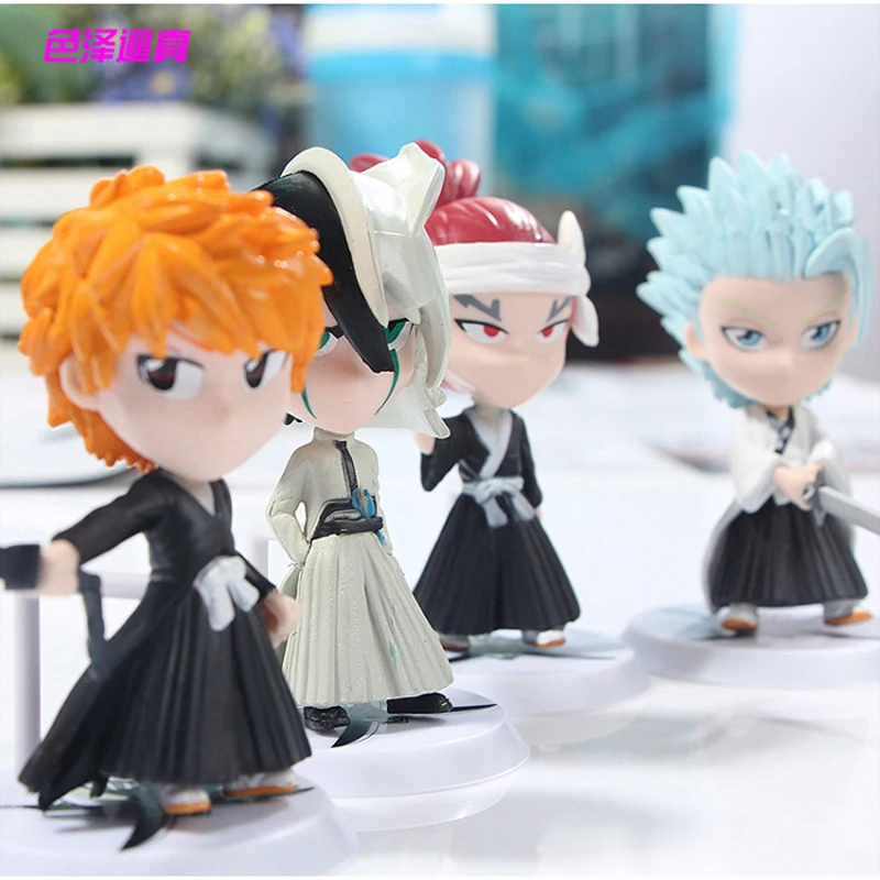 6 стилей Bleach Kurosaki ichigo фигурку аниме Shonen манга ПВХ фигурка кулон брелок Kuchiki Rukia Ulchi