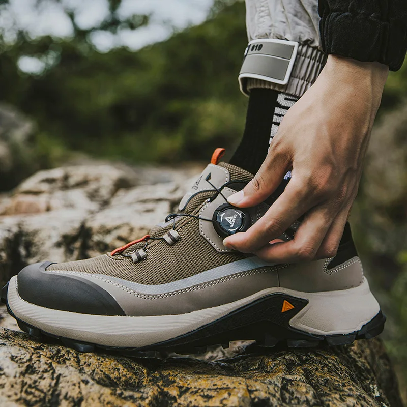 HUMTTO Waterproof Hiking Shoes Breathable Mountain Trekking Sneakers for Men Outdoor Sport Boots Man Climbing Walking Mens Shoes