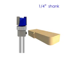 1/4 Shank high quality Blade Dia Carbide Flush Trim Template Router Cutter Bit Woodworking Tools Pack milling cutter woodwork