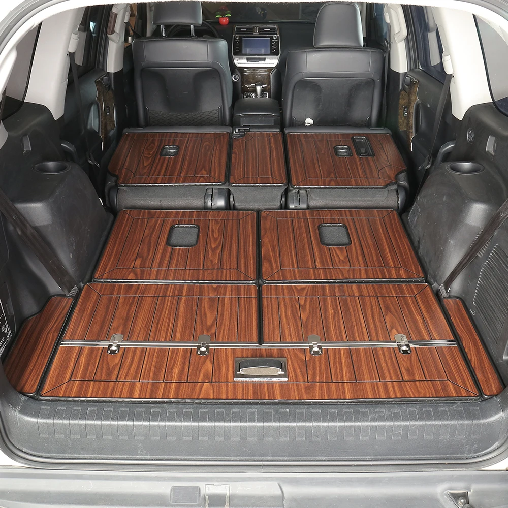 8 шт. деревянные коврики для Toyota Land Cruiser Prado 150 7 Seat 2010 2019| |