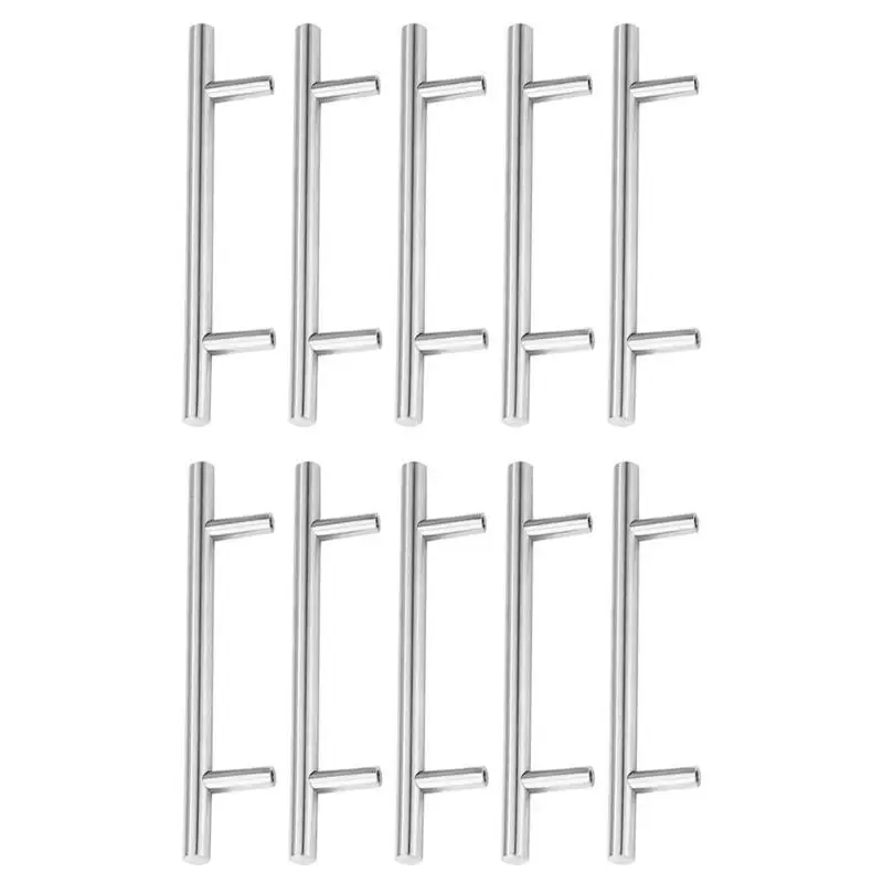 

10pcs Stainless Steel Handles Railing Bar Cabinet Drawer Furniture Handle