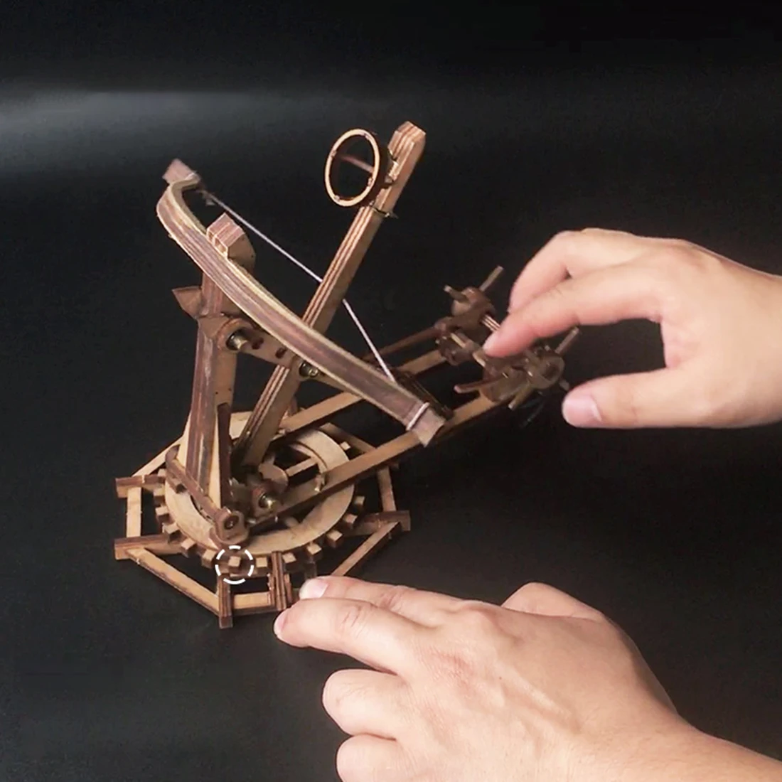 DIY старинная колесница модель осадная машина деревянная 3d головоломка модель деревянная игрушка деревянные пазлы для детей