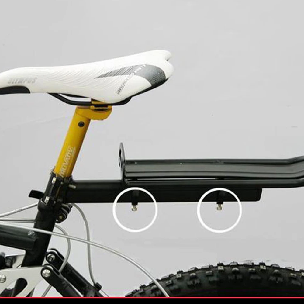

Express Free Shipping 5PCS/lot Aluminum Alloy Adjustable 23*34cm Bicycle Rear Shelf Bike Accessories For Luggage Carrier Holder