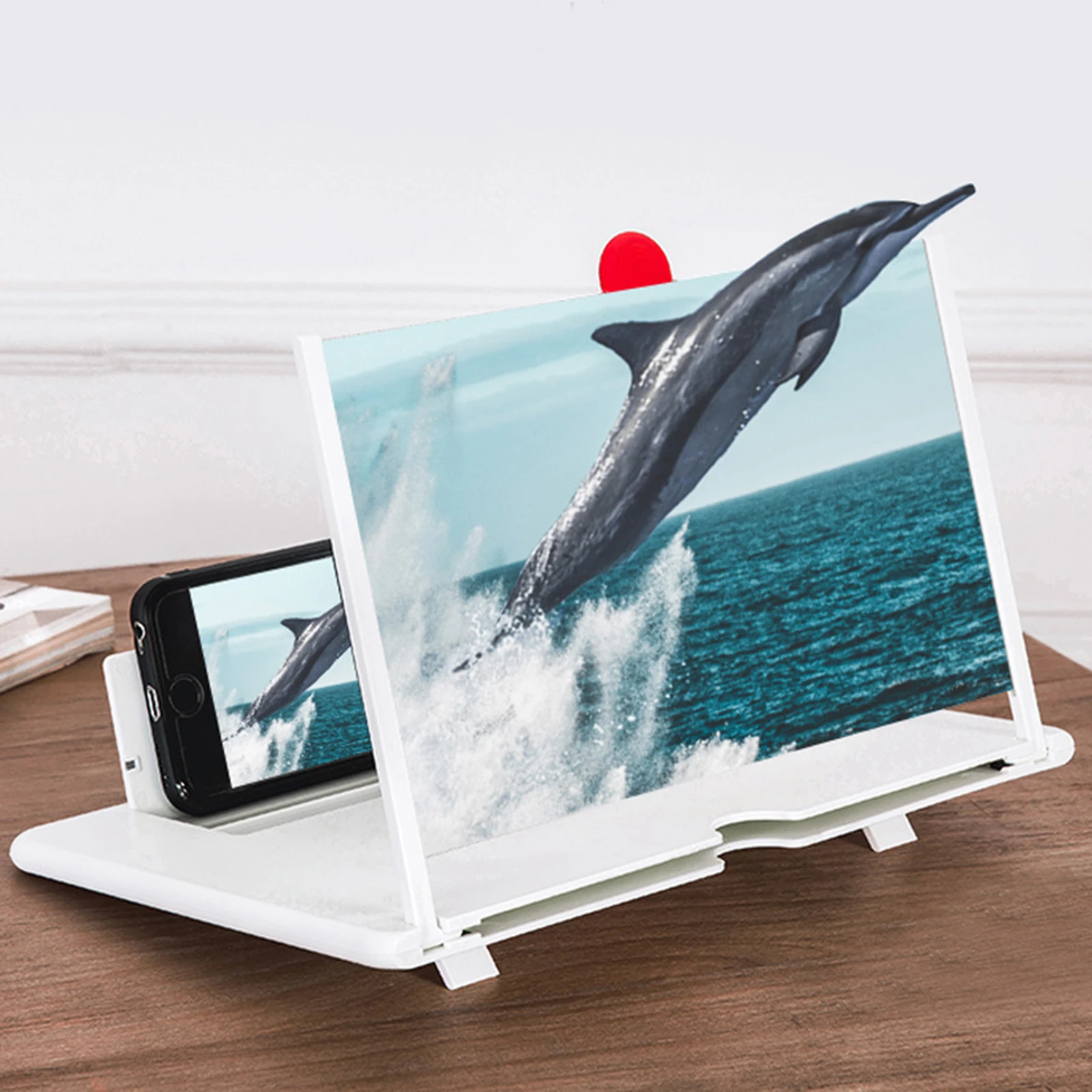 Cell Phone Screen Magnifier Video Amplifier Smart Phone Bracket Holder Folding 3D HD Magnifying Glass Large Screen лупа