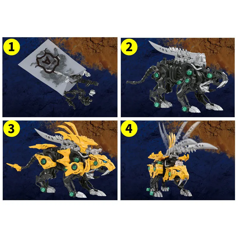 TAKARA TOMY Пробуждение экшн фигурка ZOIDS ZW19 электрическая Сборная модель игрушка тигр