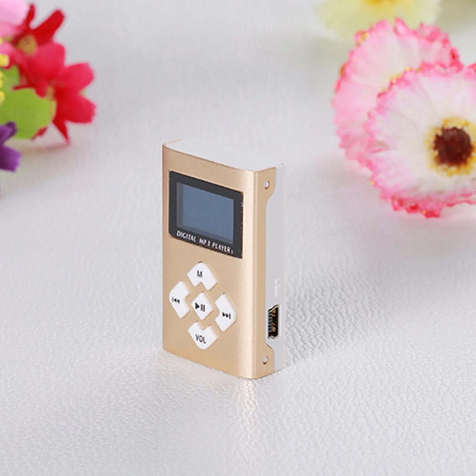 Portable Mp3 Music Player Retro Digital 1.2 Inch Monochrome Screen Mini Mp3 Players Supports Tf Card Sport Walkman For Child