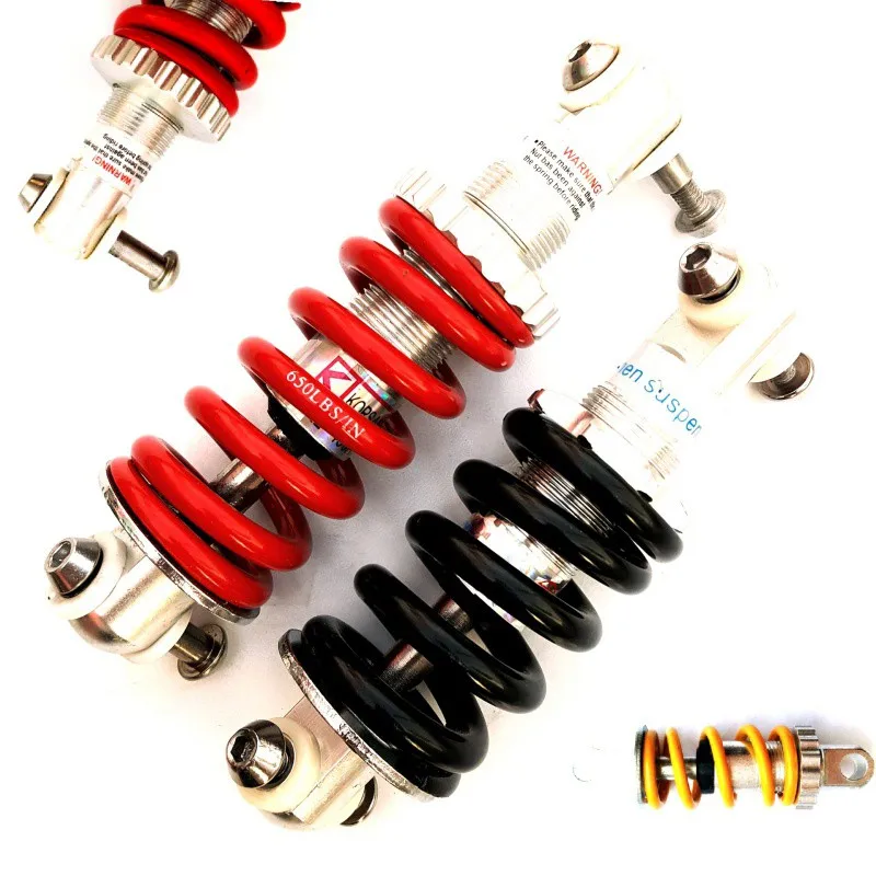 

MTB Mountain Bicycle Metal Rear Suspension Device Bumper Spring Shock Absorber Bike Rear Coil Spring Shock 125/150mm Bike Parts