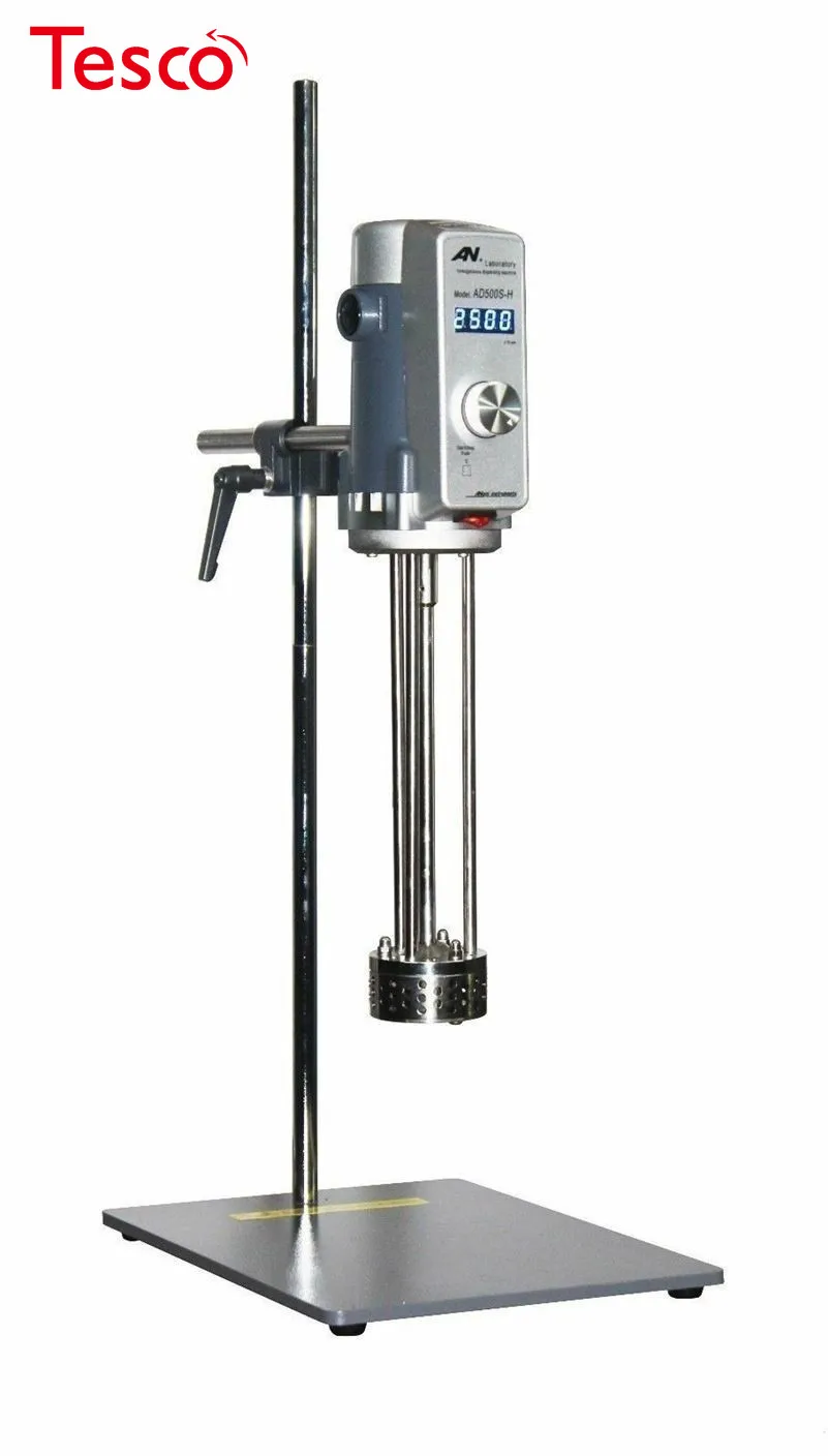 

CE Lab Equipment Shear Digital Display Shear Mixer Emulsifying Machine AE500S-H 70G/40L 2000-14000rpm Top Quality