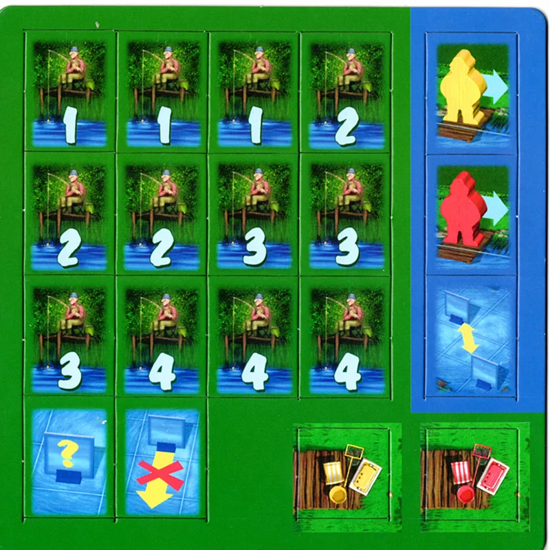 «Ушел на рыбалку» настольная игра 2 игрока, чтобы играть лучший подарок семьи/вечерние/друзья Забавный, Классический отдых карты игры
