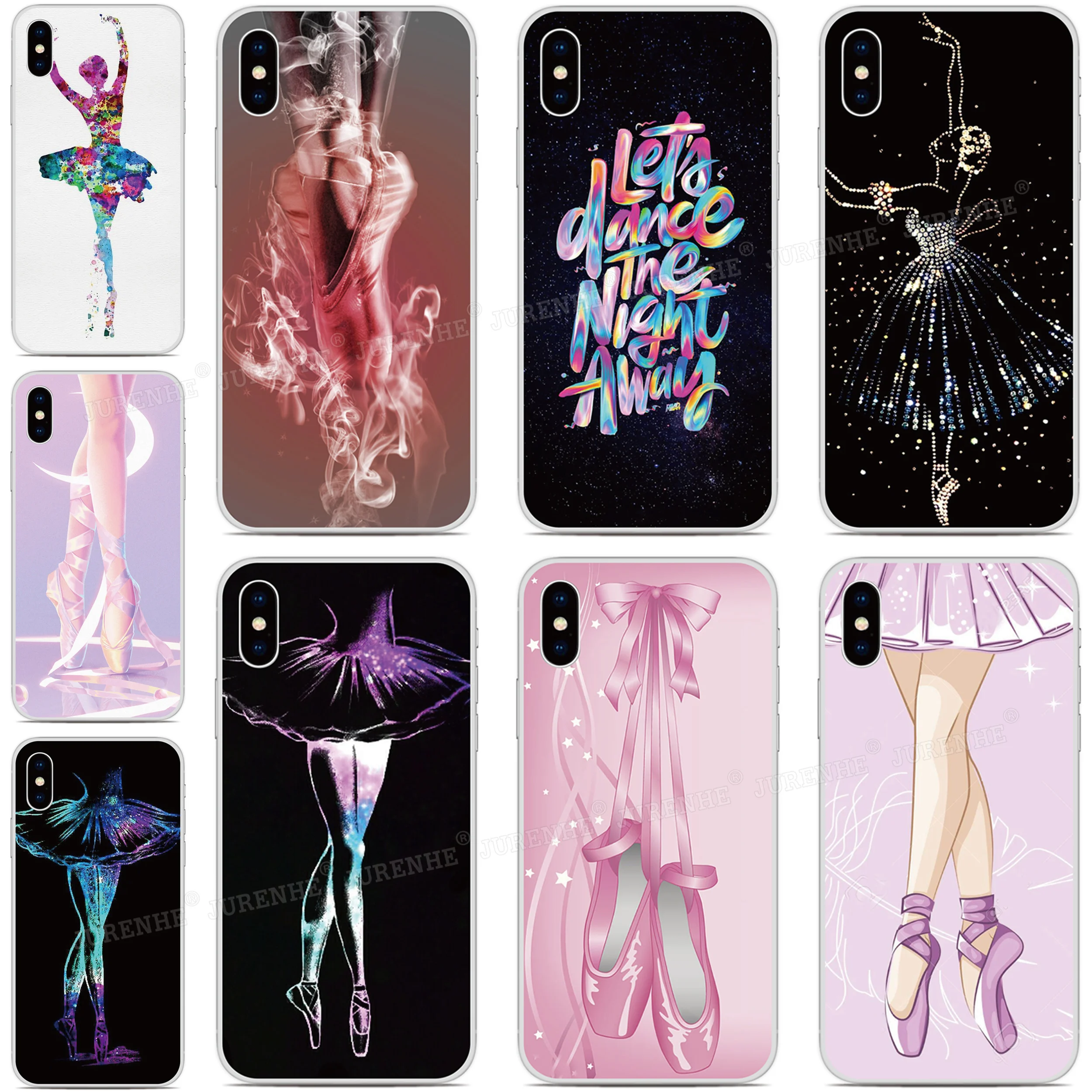 Мягкий ТПУ чехол для телефона с изображением балерины Alcatel 1L 1S 3L 2021 1 3C 1C 1X 1V 3V 3X 2019 1A